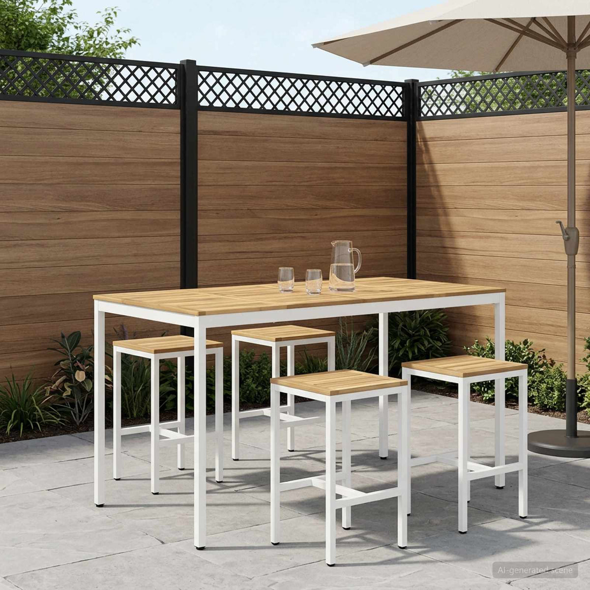 Mesa De Bar Para Jardín Naarden