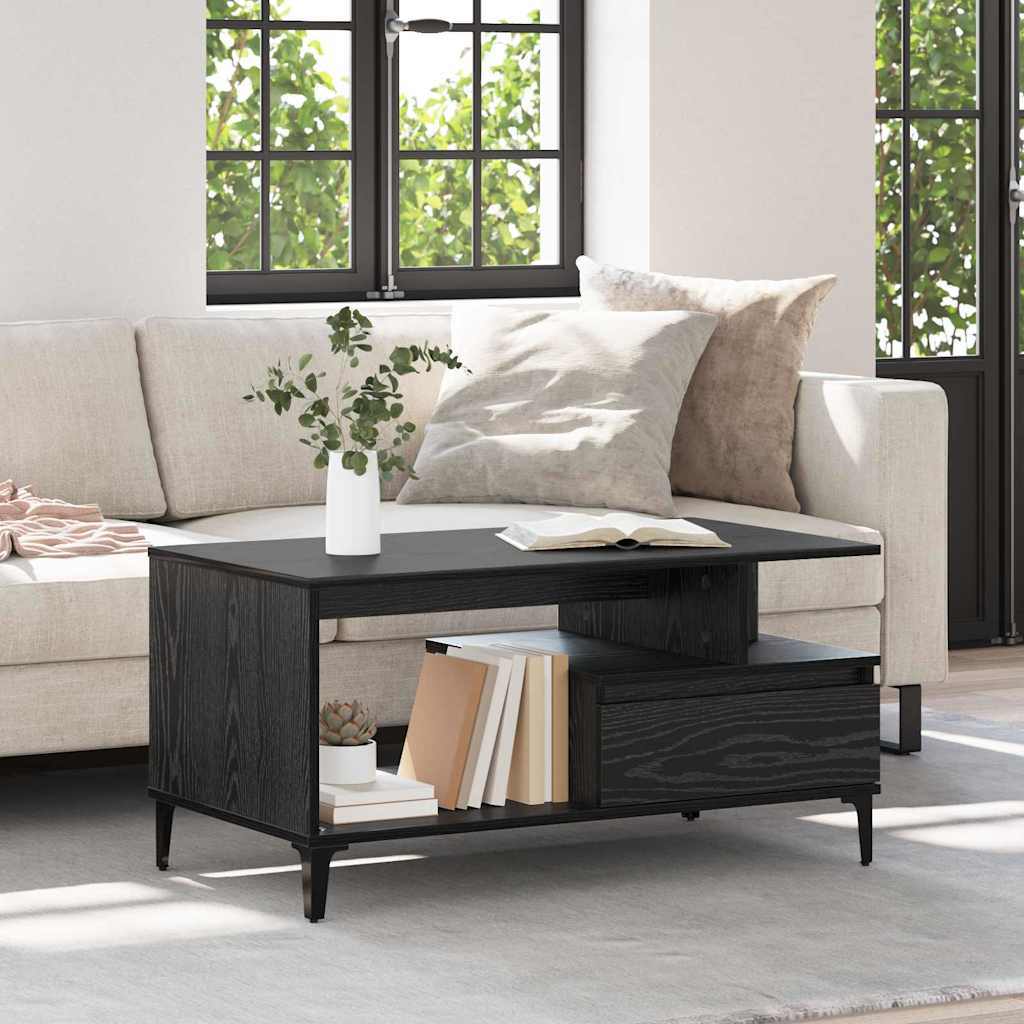 Mesa De Centro Madera Contrachapada 90X49X45 Cm