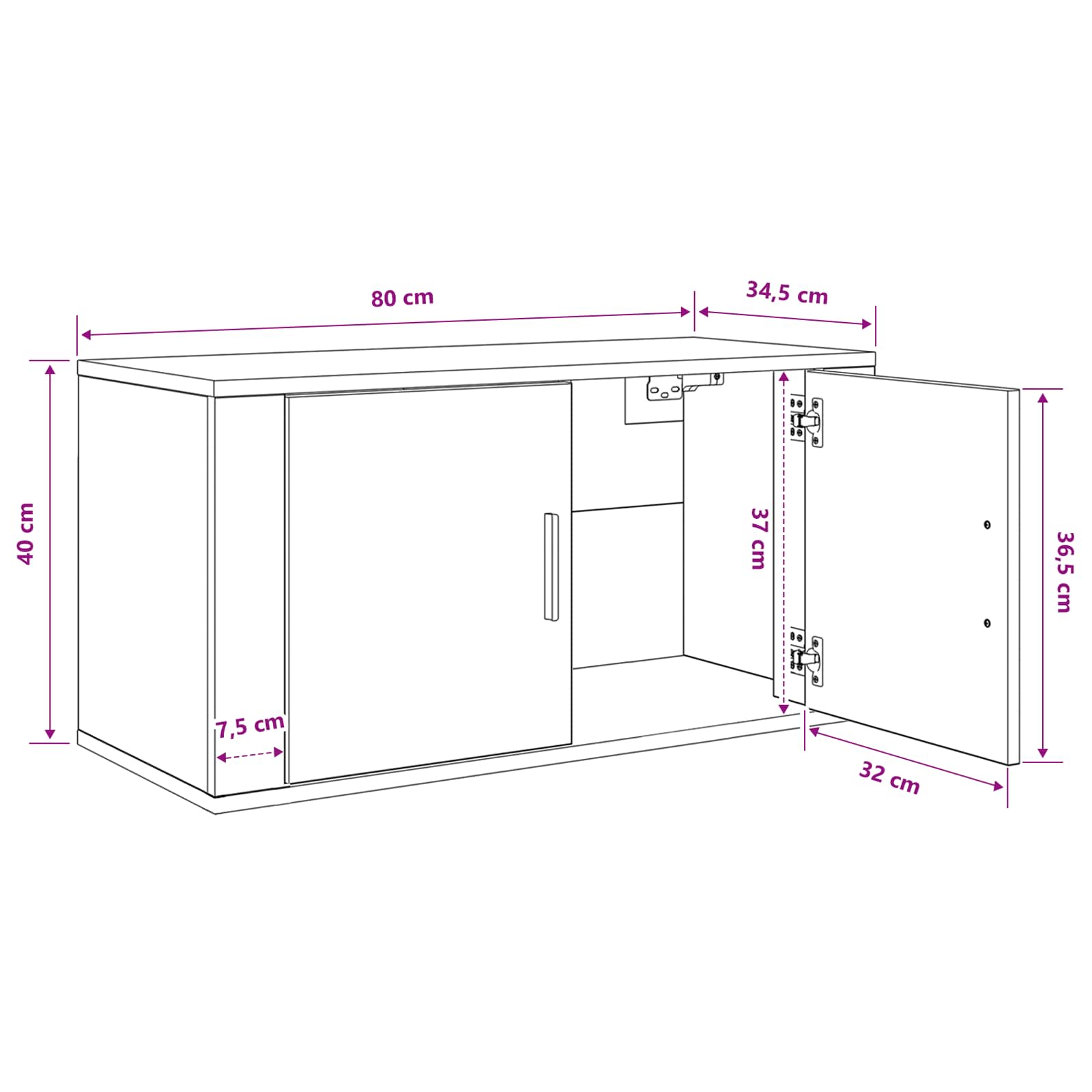Mueble Para Tv Montado En La Pared