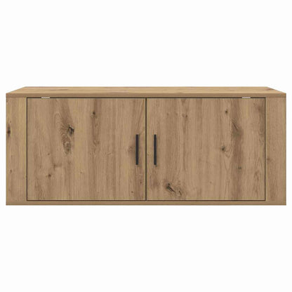Mueble Para Tv Montado En La Pared Roble Artesanal