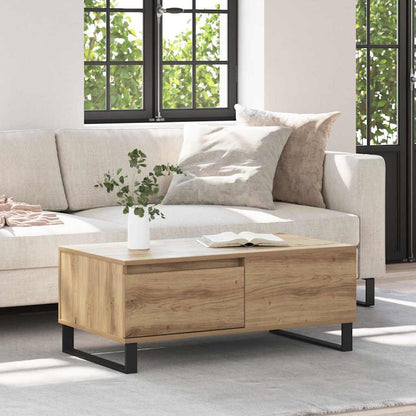 Mesa De Centro Madera Contrachapada 90X50X36,5 Cm