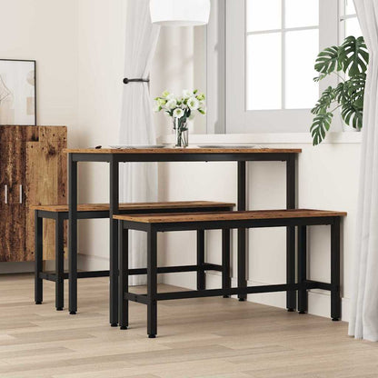 Banca De Comedor 100 X 32,5 X 48,5 Cm 2 Uds.