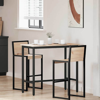 Mesa Madera Ingenierizada Y Acero