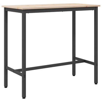 Mesa Madera Ingenierizada Y Acero