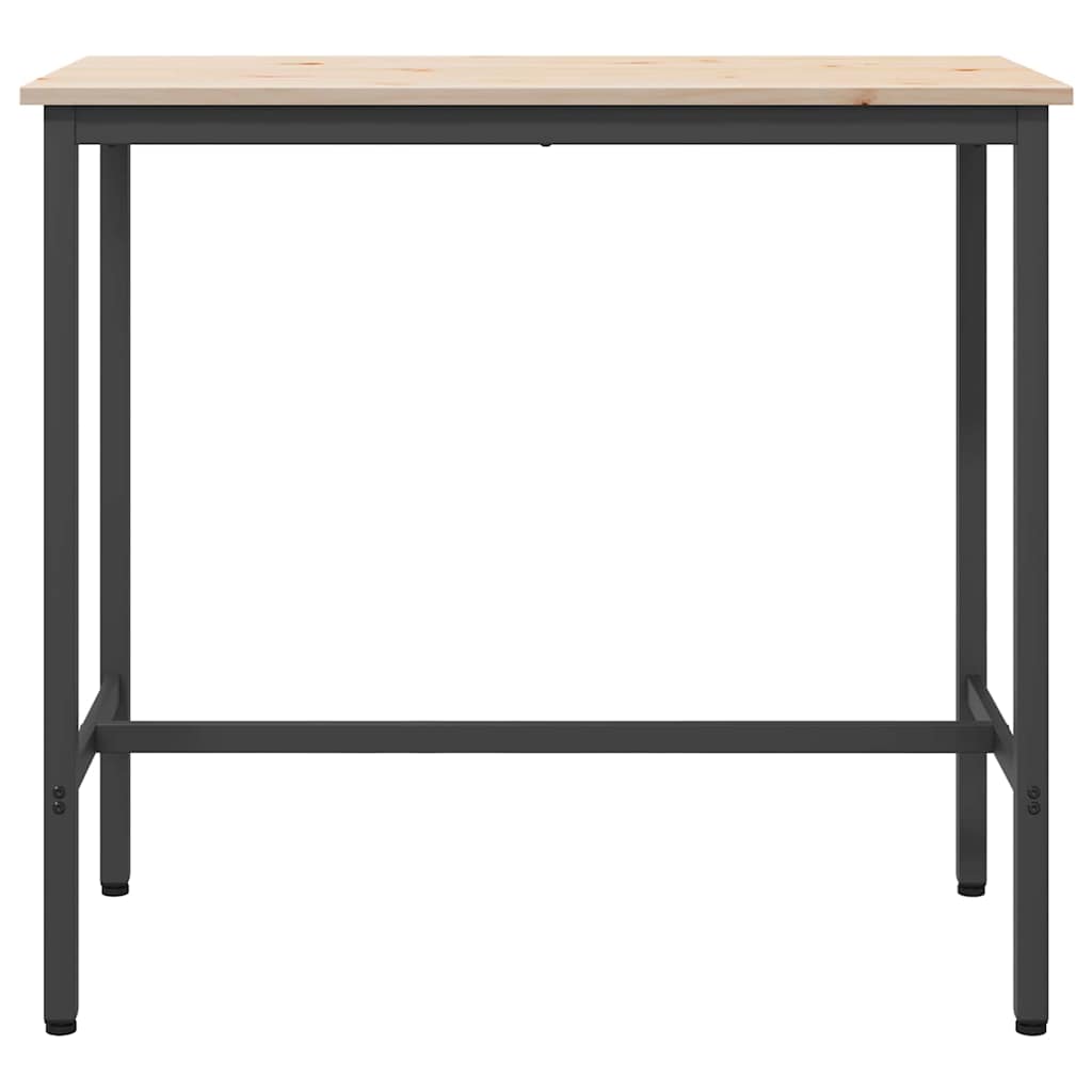 Mesa Madera Ingenierizada Y Acero