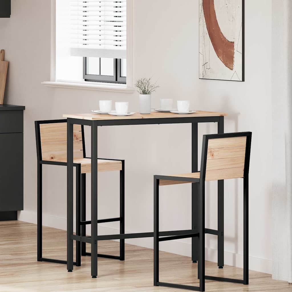 Mesa Madera Ingenierizada Y Acero
