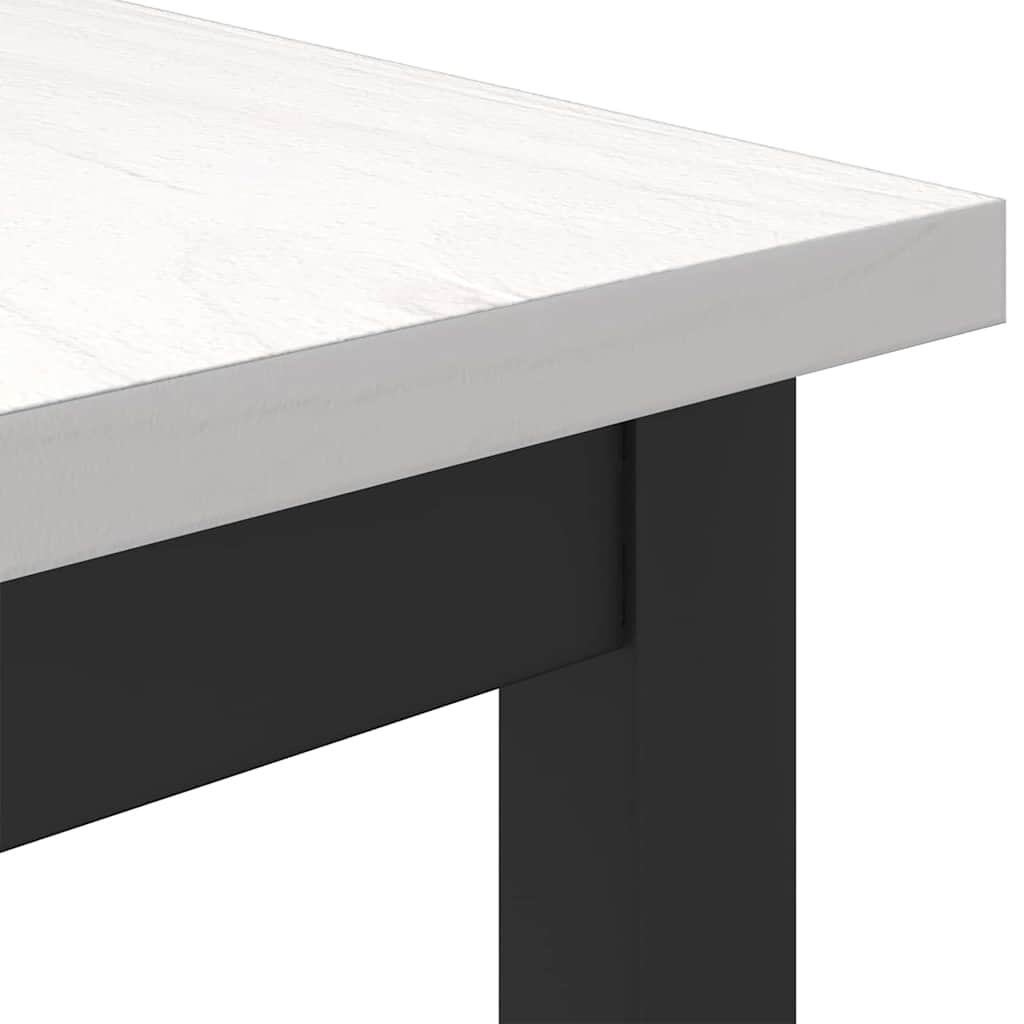 Mesa 100 X 50 X 77 Cm Madera Ingenierizada Y Acero