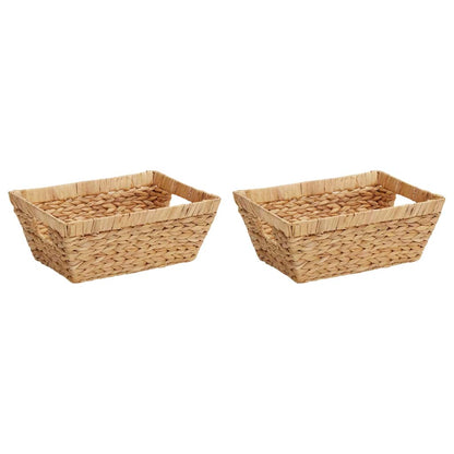 Cestas De Almacenamiento 2 Pcs Natural 38 X 28 X 15 Cm