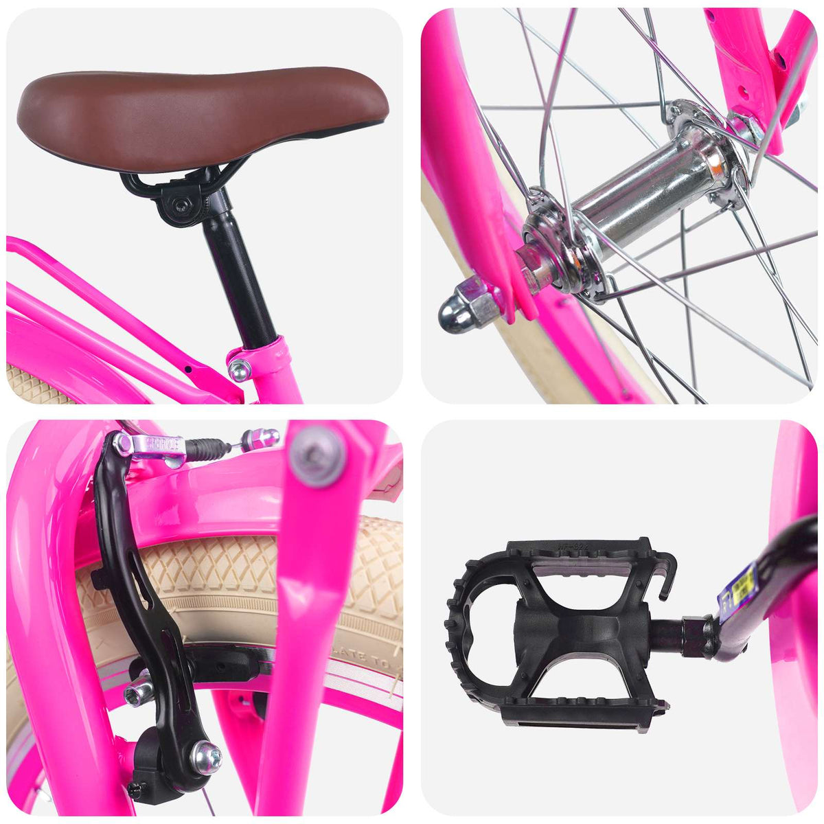 Bicicleta Infantil Para 6-11 Años Oscuro