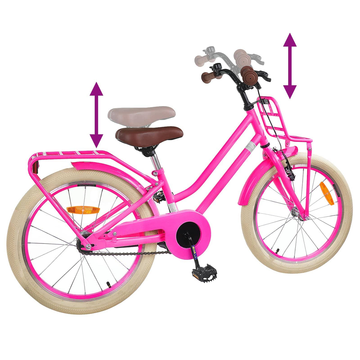 Bicicleta Infantil Para 6-11 Años Oscuro