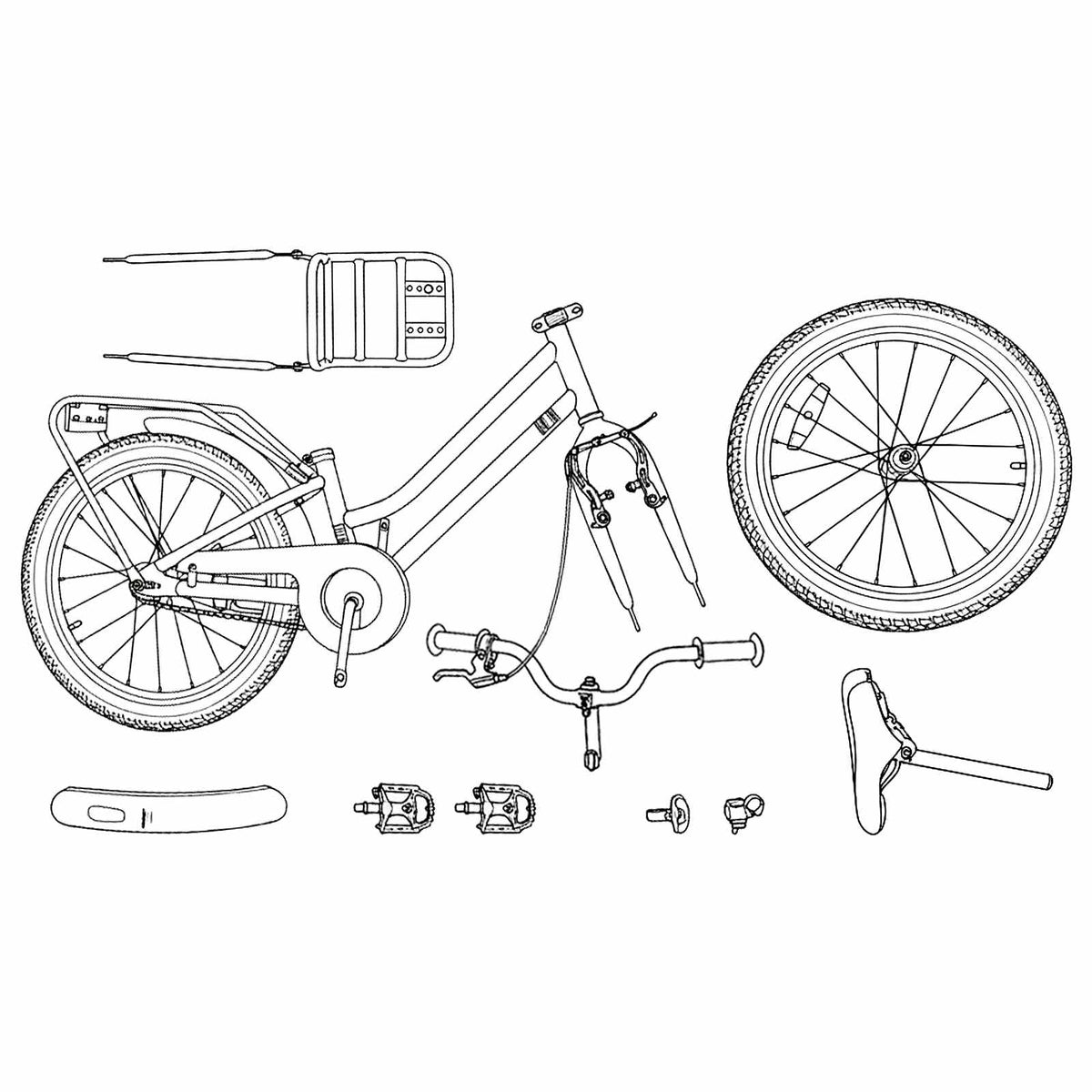 Bicicleta Infantil Para 7-12 Años