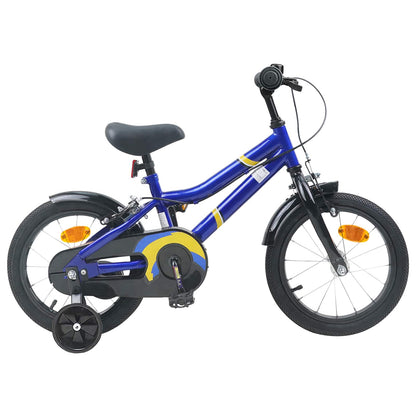 Bicicleta Infantil Para 8-12 Años Azul Y
