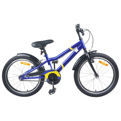 Bicicleta Infantil Para 8-12 Años Azul Y