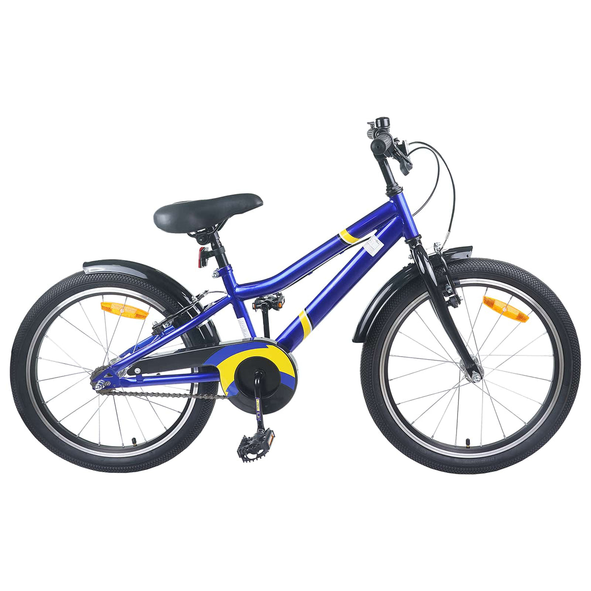 Bicicleta Infantil Para 8-12 Años Azul Y