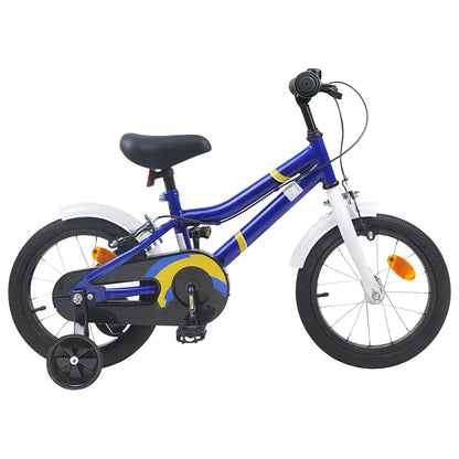 Bicicleta Infantil Para 8-12 Años Azul Y