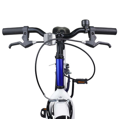 Bicicleta Infantil Para 8-12 Años Azul Y