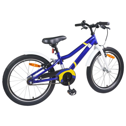 Bicicleta Infantil Para 8-12 Años Azul Y