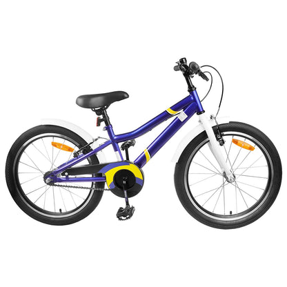 Bicicleta Infantil Para 8-12 Años Azul Y