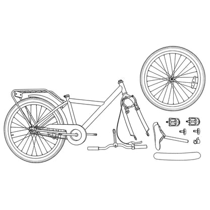 Bicicleta Infantil Para 8-12 Años