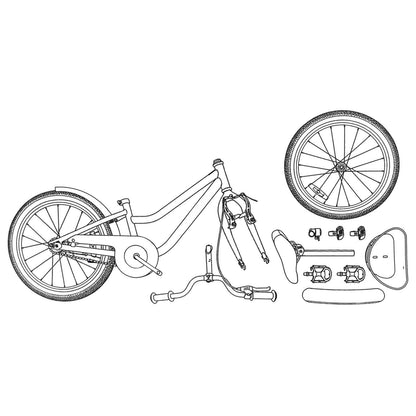 Bicicleta Infantil Para 5-7 Años