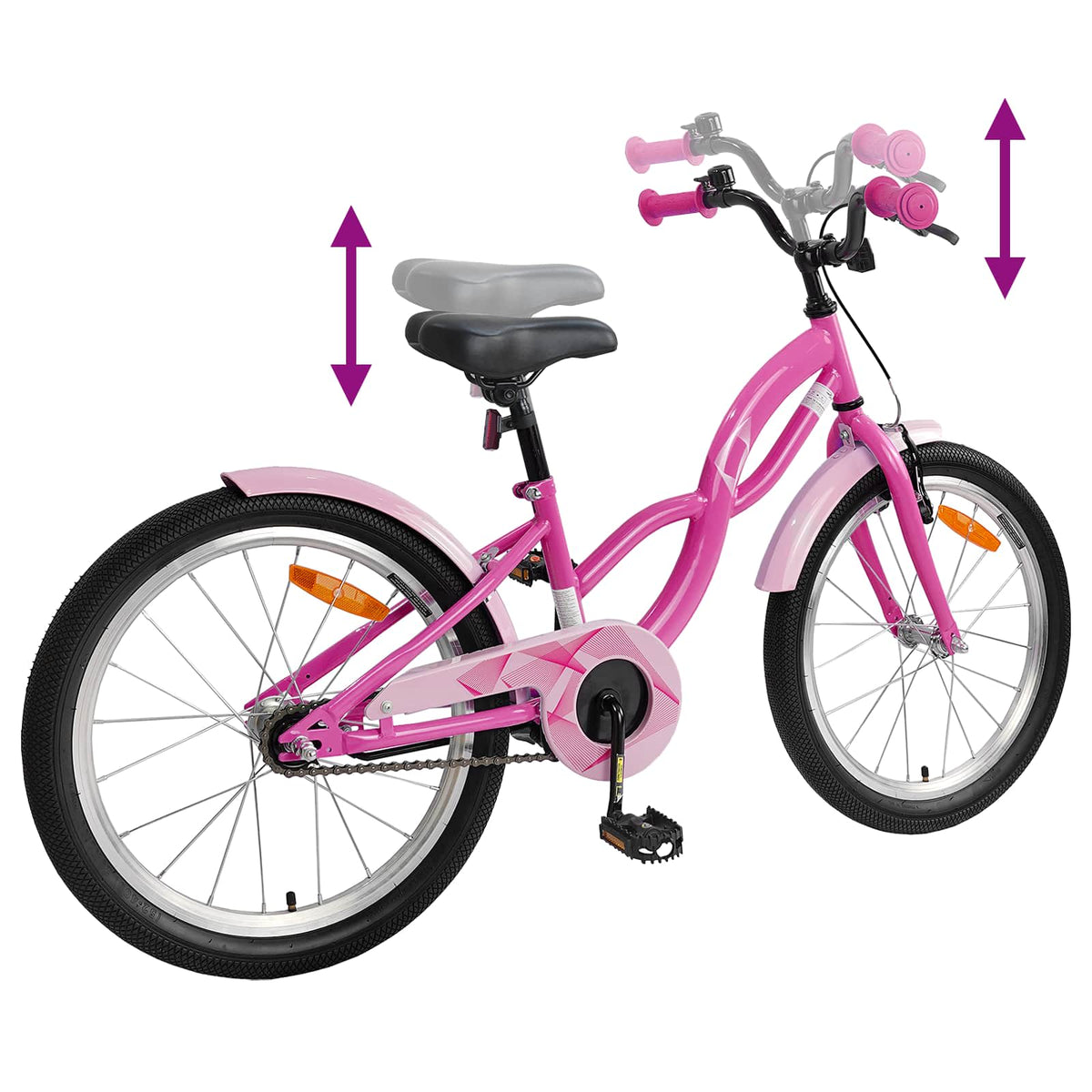 Bicicleta Infantil Para 6-11 Años Oscuro