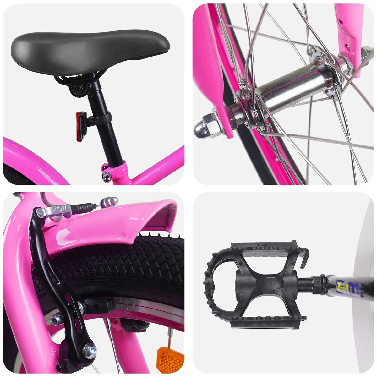 Bicicleta Infantil Para 7-12 Años Oscuro