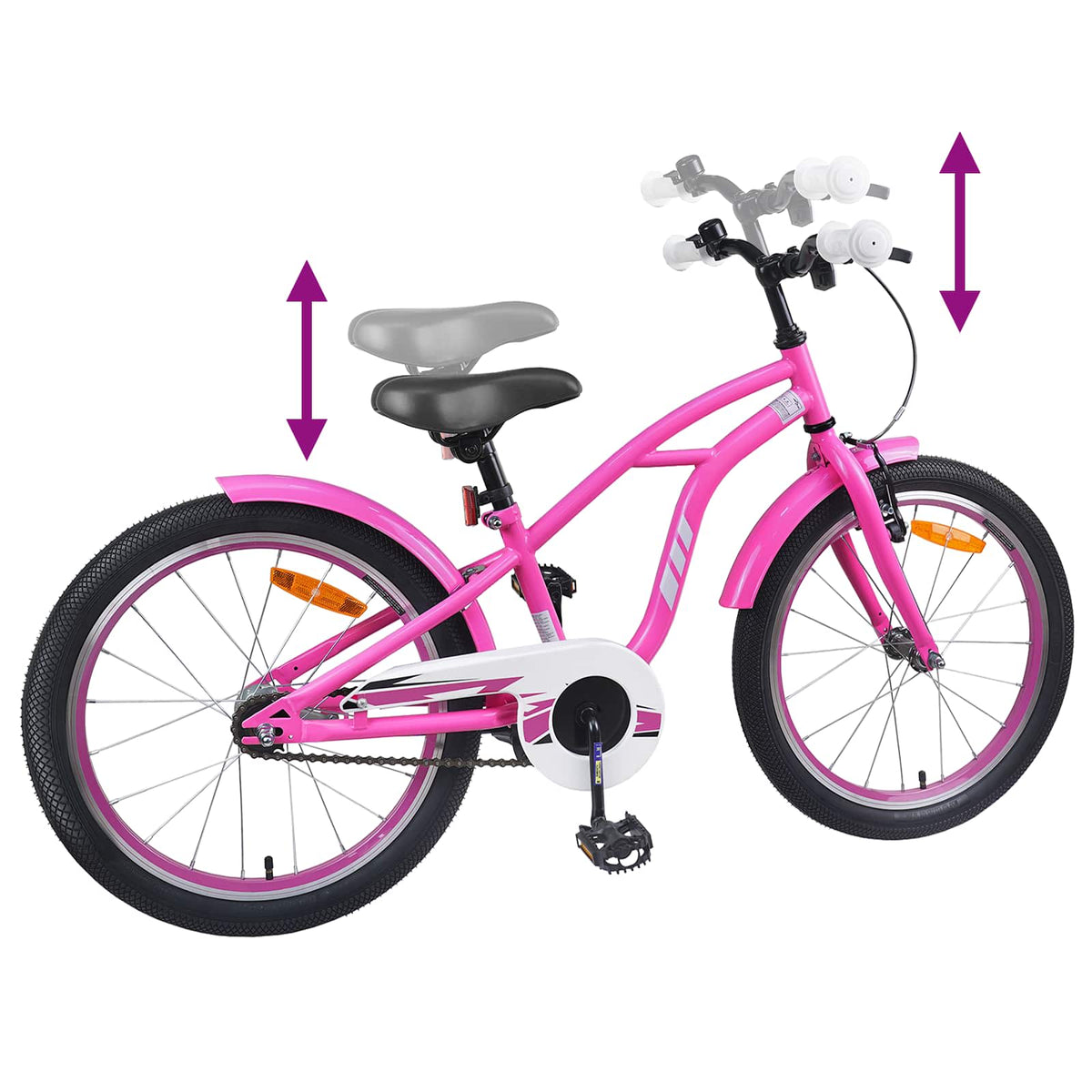 Bicicleta Infantil Para 7-12 Años Oscuro