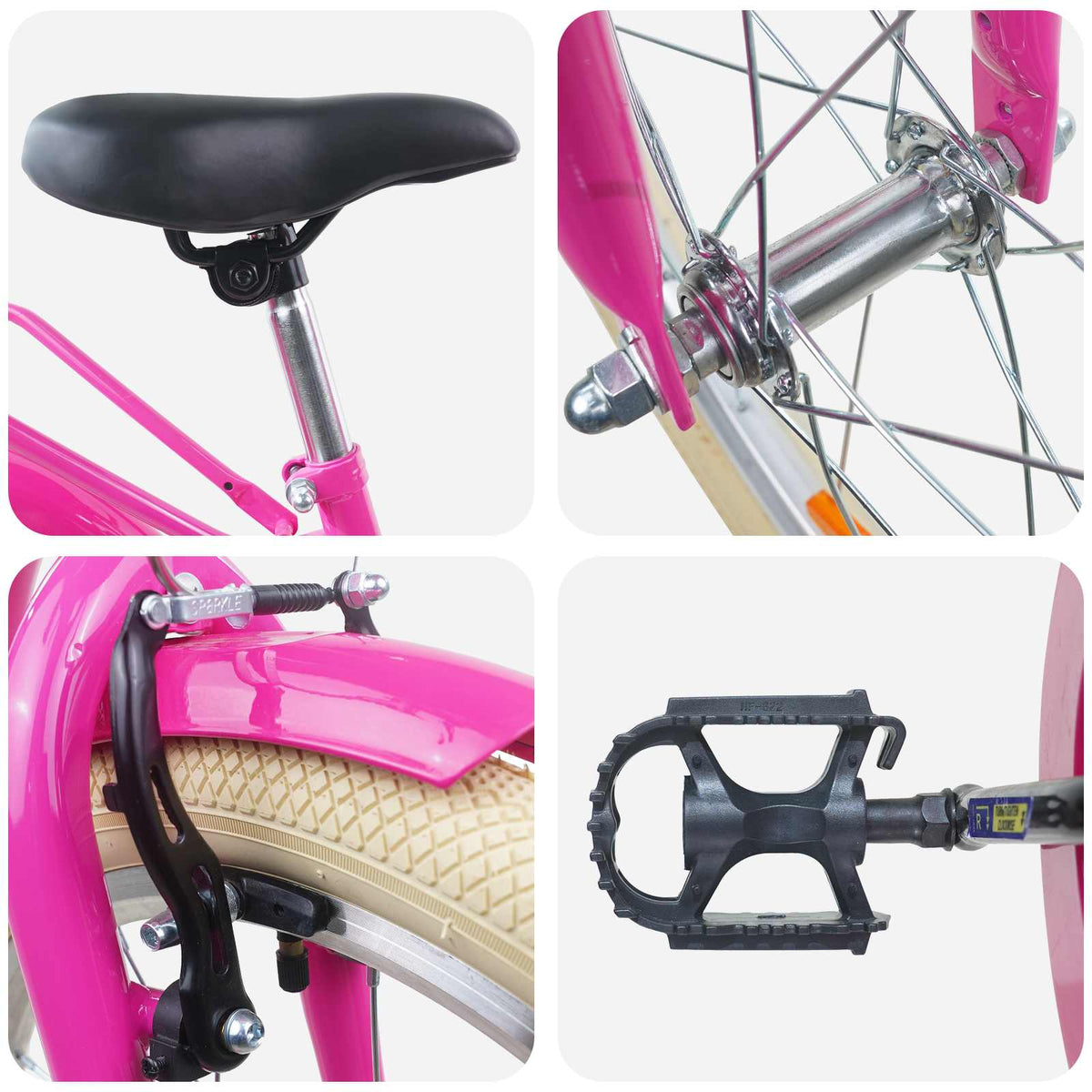 Bicicleta Infantil Para 8-12 Años Oscuro