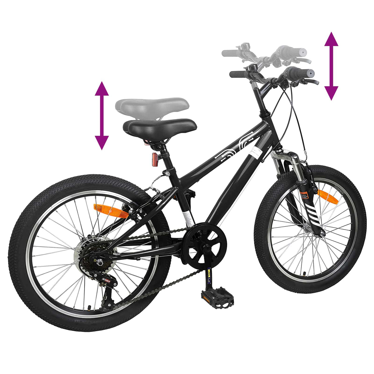 Bicicleta De Montaña 6-Velocidad Para 8-12 Años