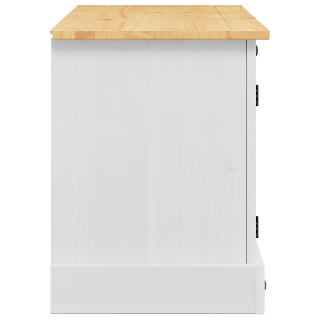 Mueble De Tv Corona 100 X 40 X 52 Cm Madera De Pino Macizo