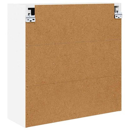 Armario Con Espejo De Baño 60 X 20 X 60 Cm Madera Contrachapada