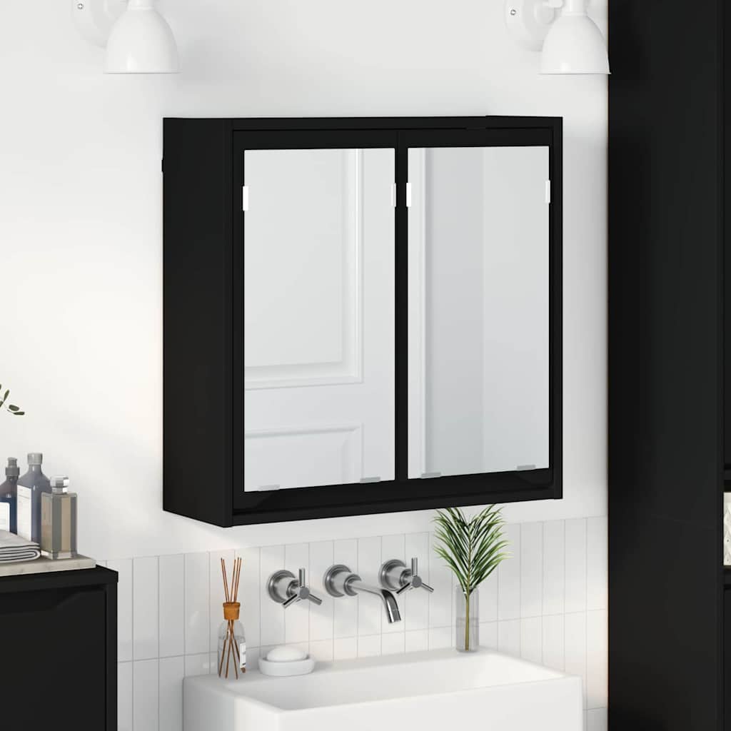Armario Con Espejo De Baño 60 X 20 X 60 Cm