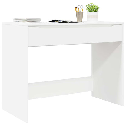 Escritorio Con Cajón 100 X 50 X 78 Cm Madera De Ingeniería