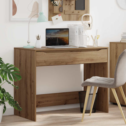 Escritorio Con Cajón Madera De Ingeniería