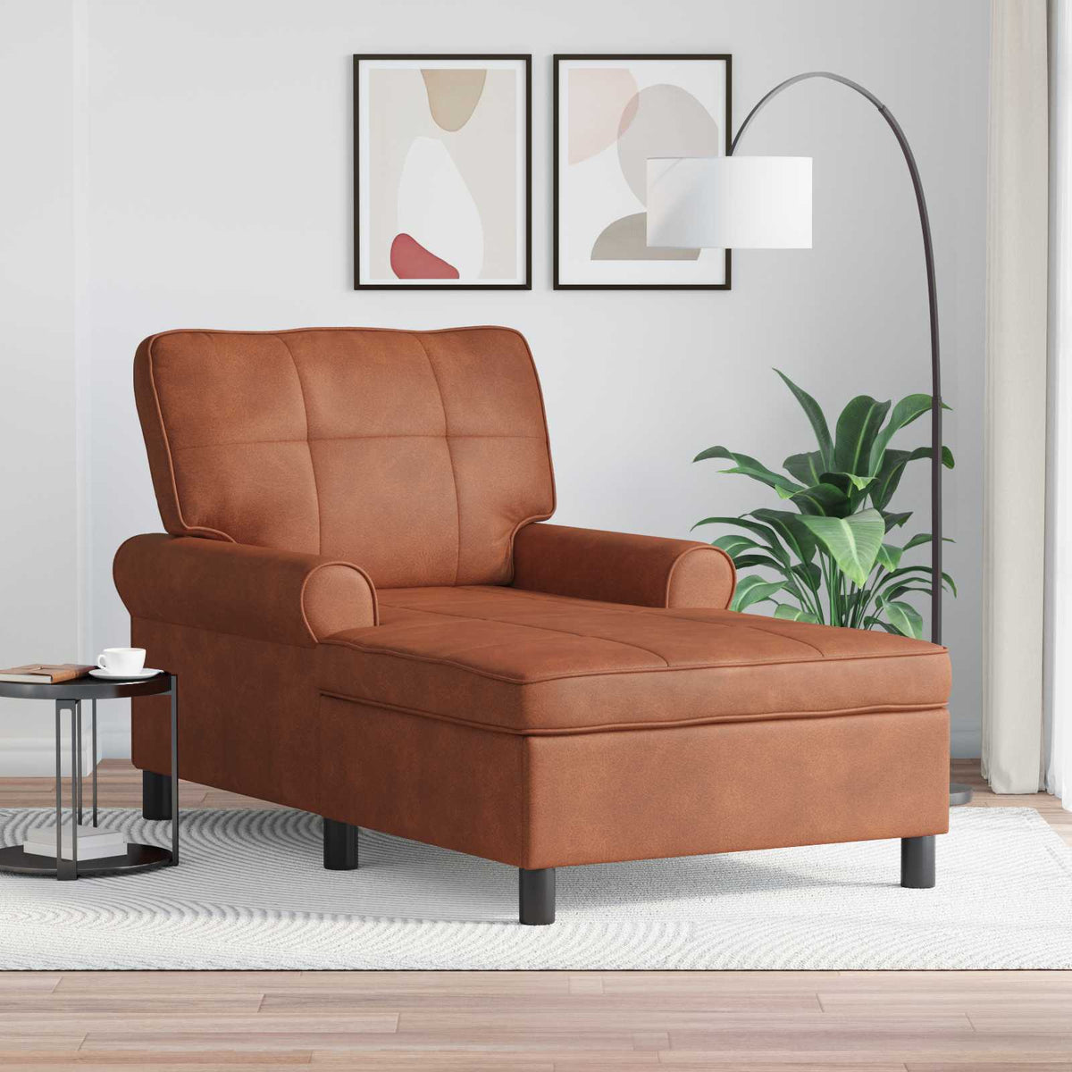 Sillón Reclinable Cuero Sintético