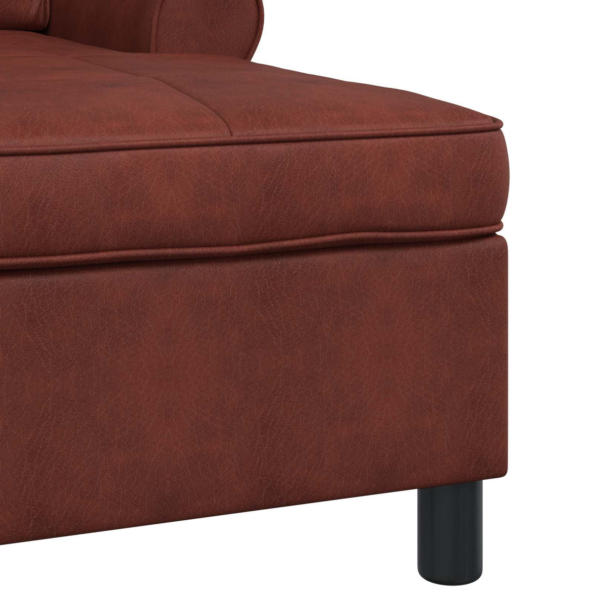 Sillón Reclinable Cuero Sintético