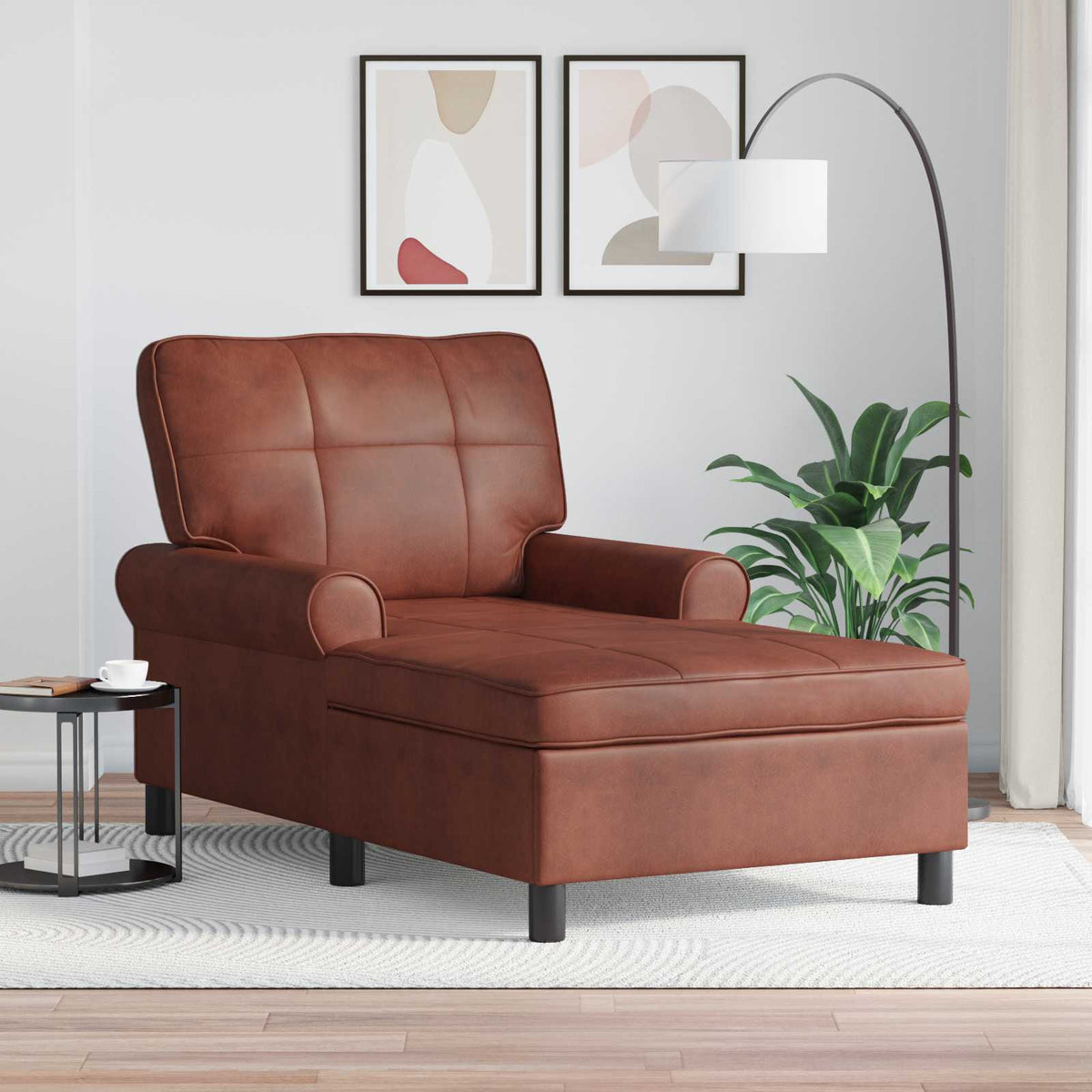 Sillón Reclinable Cuero Sintético