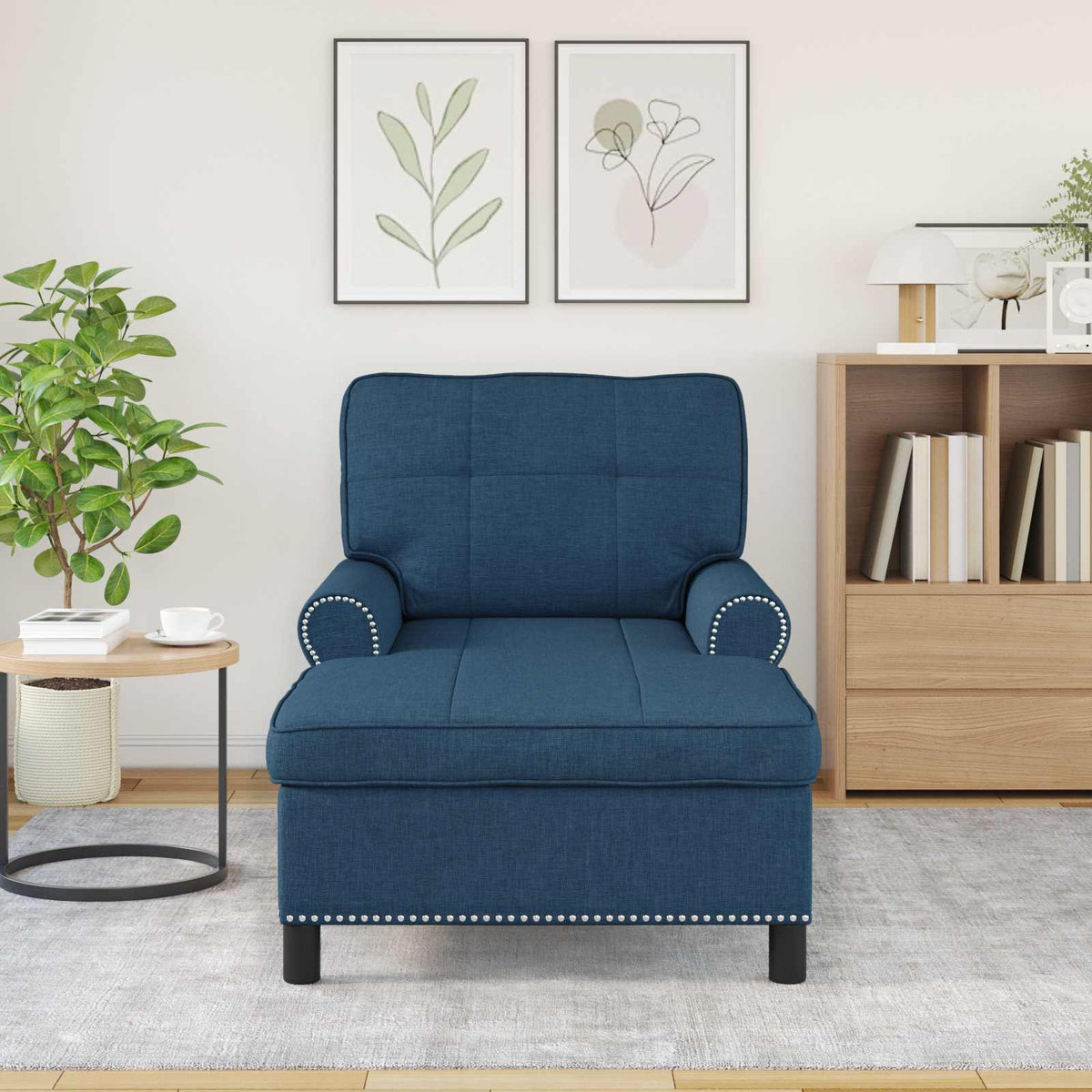 Sillón Reclinable Tela 91 X 157 X 91 Cm