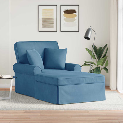 Chaise Lounge Con Falda 3 Uds. Tela De Pana
