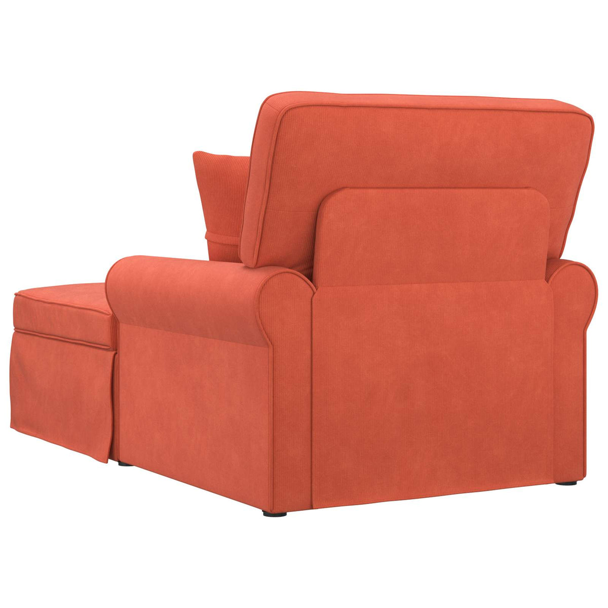 Chaise Lounge Con Falda 3 Uds. Tela De Pana