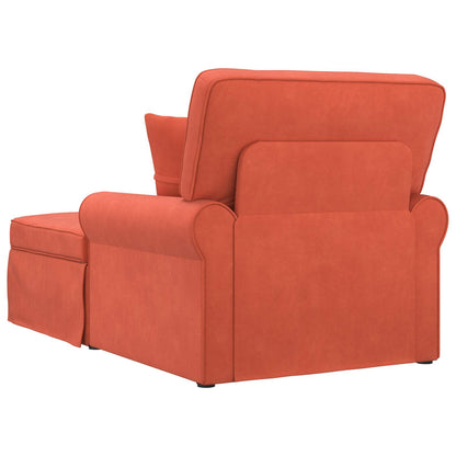 Chaise Lounge Con Falda 3 Uds. Tela De Pana