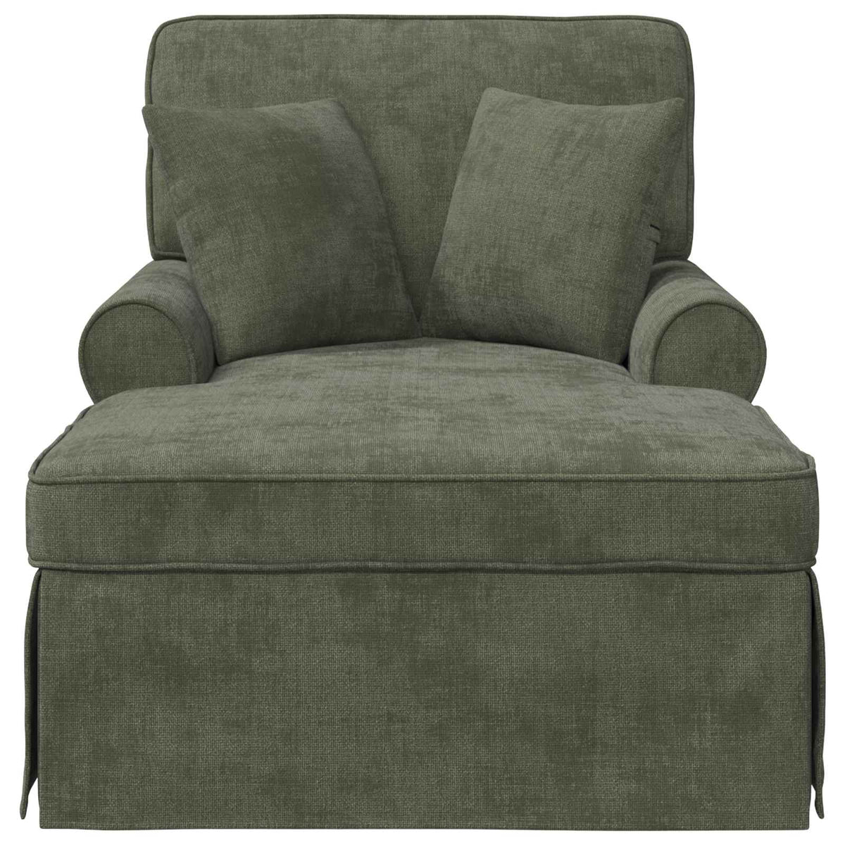 Chaise Lounge Con Falda Con Cojín 157 X 91 X 91 Cm Ares