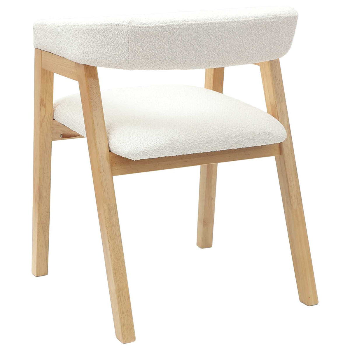 Sillas De Comedor 2 Uds. Madera De Caucho Sólido Natural