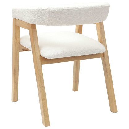 Sillas De Comedor 2 Uds. Madera De Caucho Sólido Natural