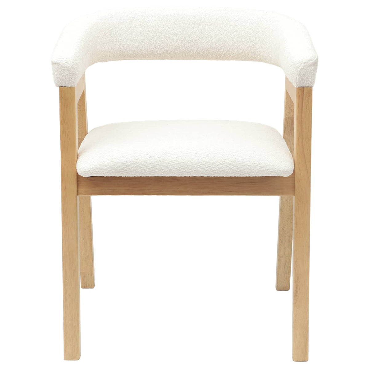 Sillas De Comedor 2 Uds. Madera De Caucho Sólido Natural