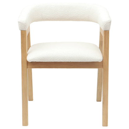 Sillas De Comedor 2 Uds. Madera De Caucho Sólido Natural