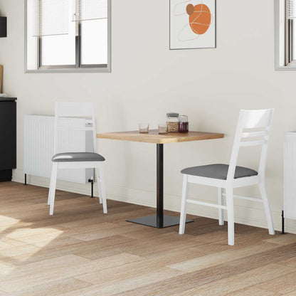 Sillas De Comedor 2 Uds. Madera De Caucho Sólido