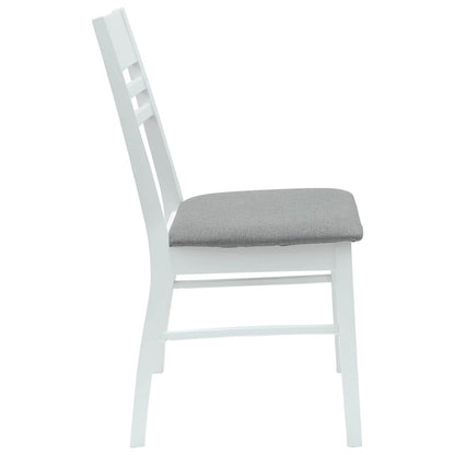 Sillas De Comedor 2 Uds. Madera De Caucho Sólido