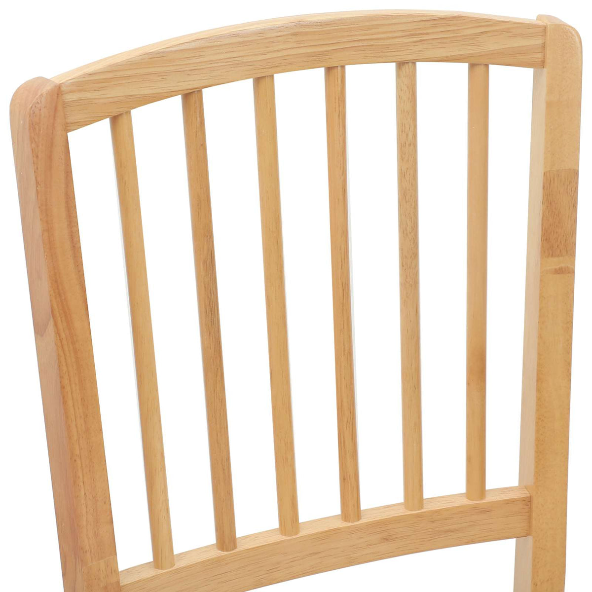 Sillas De Comedor 2 Uds. Madera De Caucho Sólido Natural
