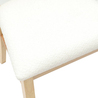 Sillas De Comedor 2 Uds. Madera De Caucho Sólido Natural